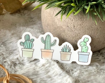 Pegatina de cactus