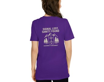 Signal Lost, Sanity Found Camping T-Shirt