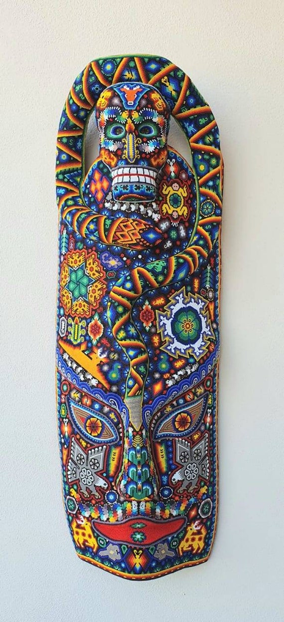 Huichol Death Mask Quality Museum. Giant Mask - Etsy