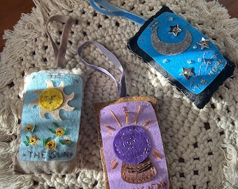 Felt Tarot Card Ornaments
