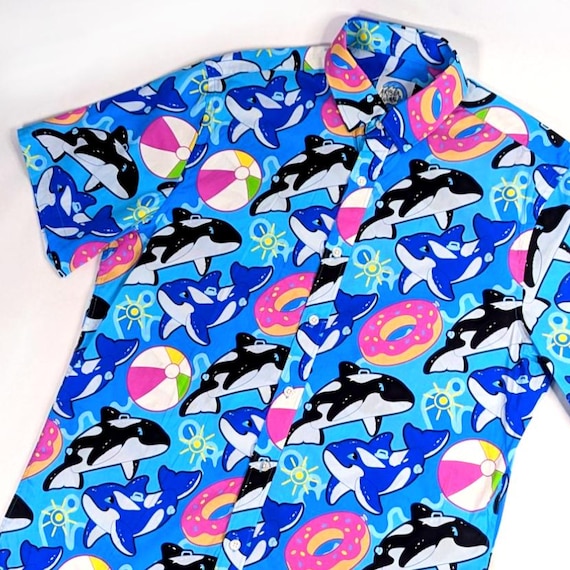 Pool Toy Paradise Button Down Shirt