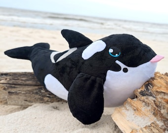 Peluche de orca Bean de 35,5 cm (14 pulgadas)
