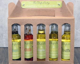 Infused Extra Virgin Olive Oil Gift Set - Price displayed includes postage.