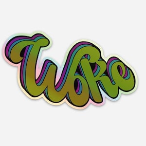 Holo-Sticker aufgeweckt