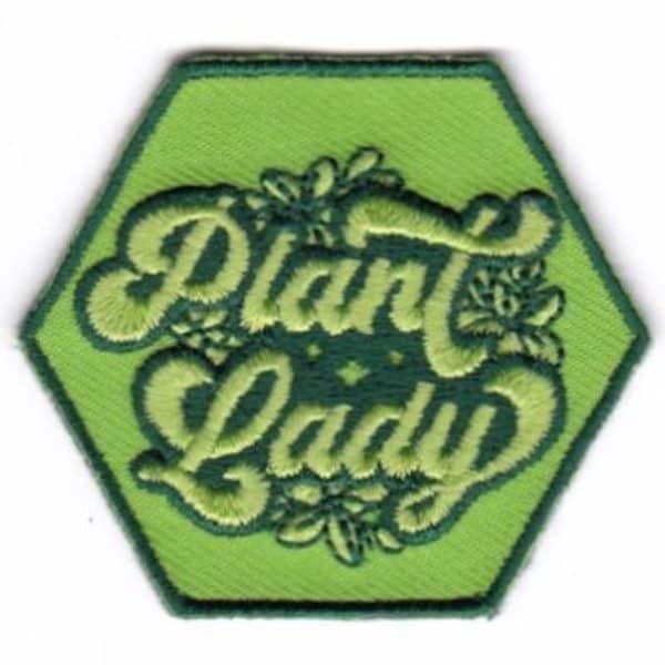 Plant Lady Merit Badge - Iron on