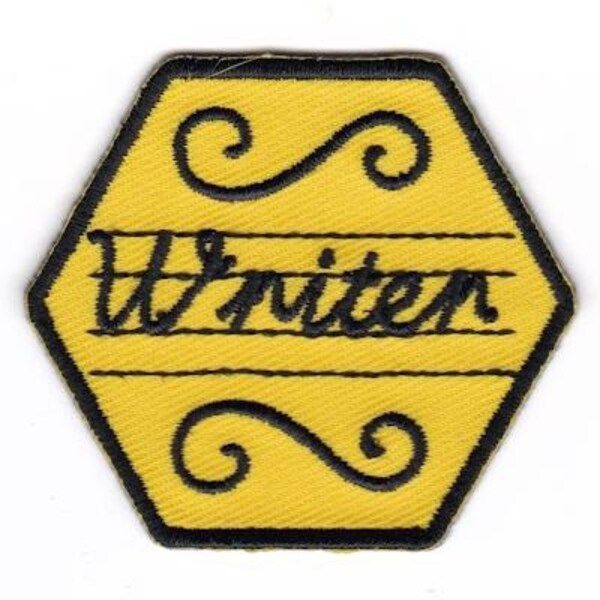 Writer Merit Badge - Iron on