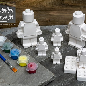 Paint Your Own Robot Family DIY Ready to Paint Craft Kit | Birthday Gift Ideas | Crafts for Kids Ideas| Creative Activities Kids Activities