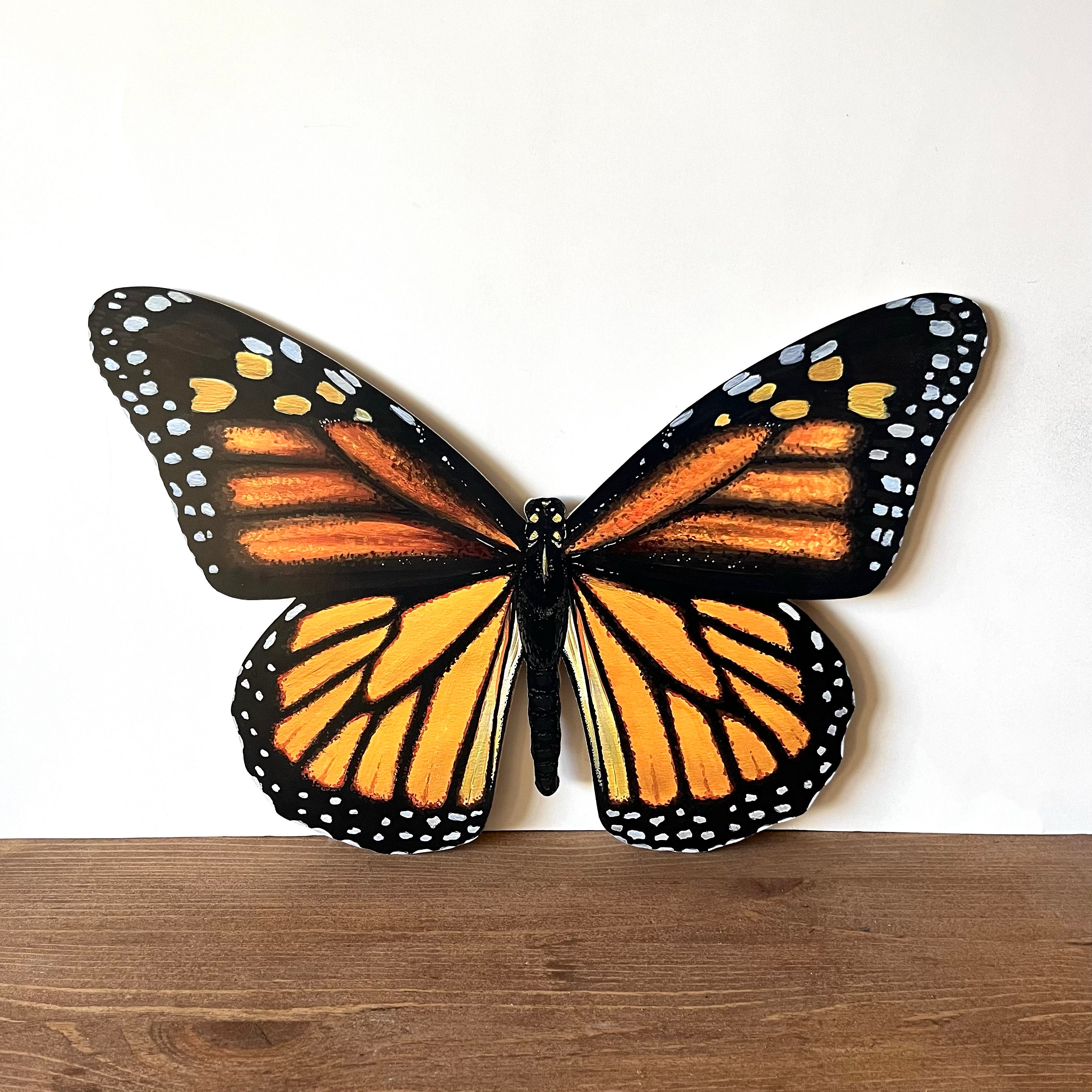 Monarch Butterfly Hanging Decor Fake Butterflies For Crafts Artificial  Butterfly Wall Decor For Home Bedroom Wedding