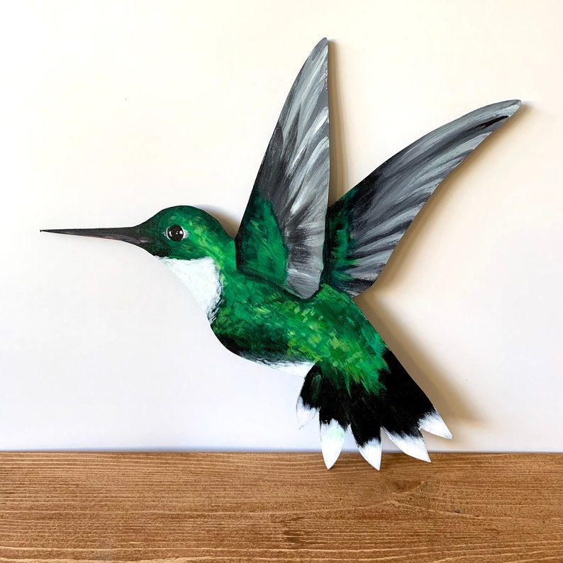 Custom Hand-Painted Hummingbird | Etsy