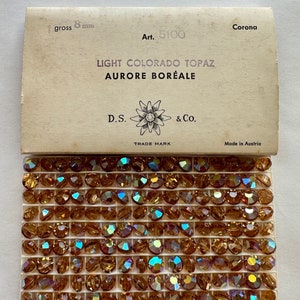 Factory Pack, Swarovski Crystal, Light Colorodo Topaz AB, 8mm Faceted Lentil 5100 Beads; 144 Beads; Aka Aspirin or tablet bead