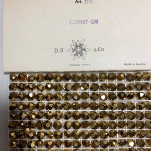 Factory Pack, Swarovski, Crystal, Comet OR, 8mm, Lentil, 5109, 144  Beads, Vintage, tablet, aspirin, bead