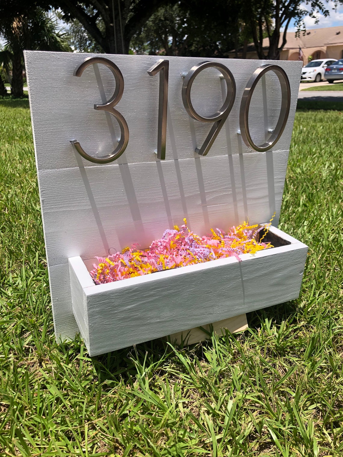 house-number-planter-box-address-planter-box-outdoor-etsy