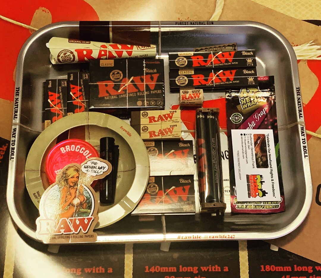RAW Rolling Tray Bundle Kit Etsy