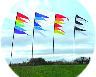 Streamer Banner 3.75m Flag Kit Stake & Pole