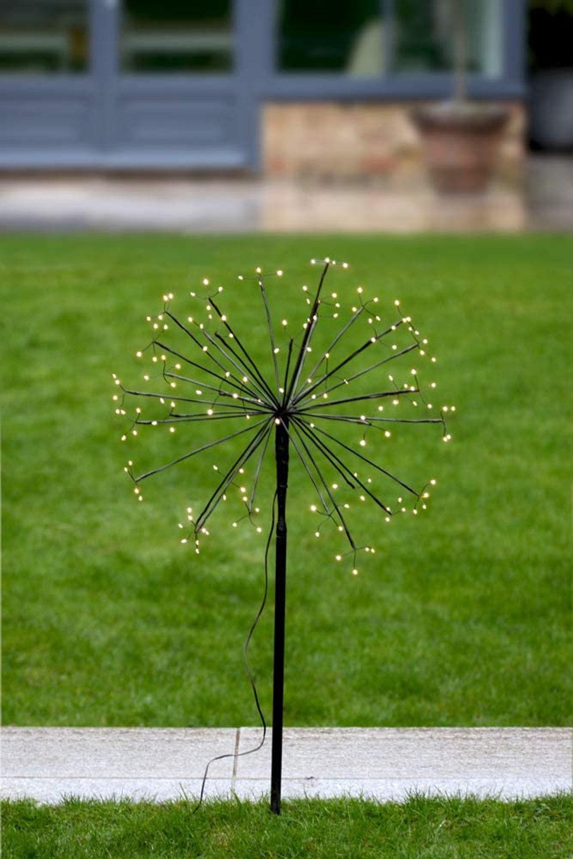 Dandelion 35cm Solar Garden Lights Outdoor Stake Light LED Etsy