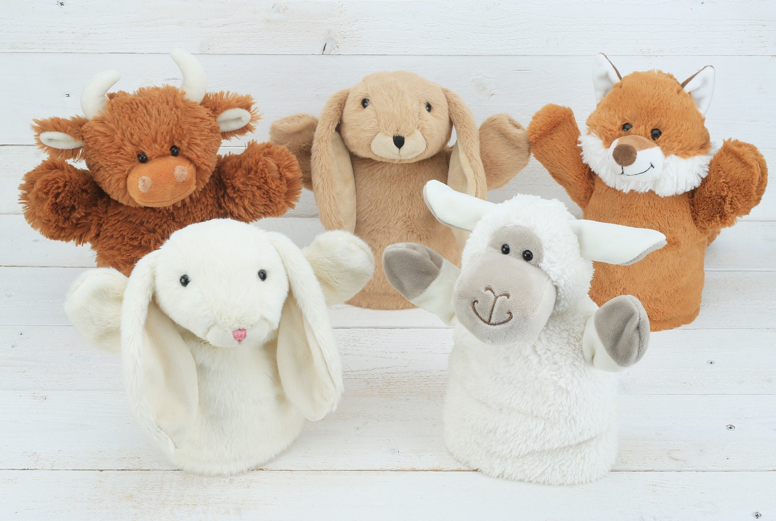 Soft Plush Hand Puppets Etsy