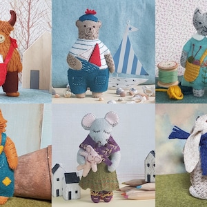 Felt Mini Craft Sewing Kits by Corinne Lapierre - Various Designs