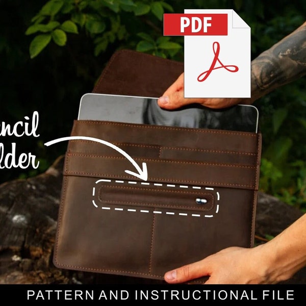 Ipad case pattern, Ipad holder pattern, Leather ipad case pattern, Leather ipad holder pattern, Leather ipad case pattern pdf