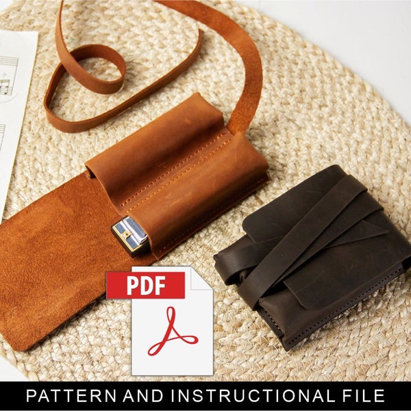 Leather harmonica case pattern,Harmonica case pdf,Harmonica pouch pattern,Harmonica pouch pdf,Harmonica holder pattern,Harmonica holder pdf