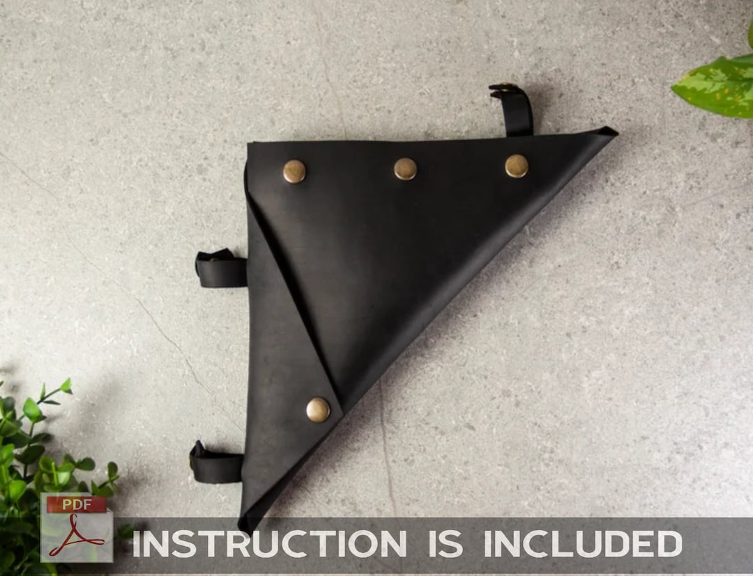 Bike Bag Pdf Leather Bike Bag Pattern Leather Bike Bag Pdf Etsy