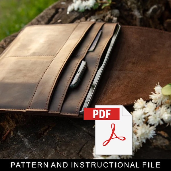 iPad sleeve pattern,iPad 11 case pdf,Leather iPad holder digital pattern,iPad leather case template,Leather IPad case pattern
