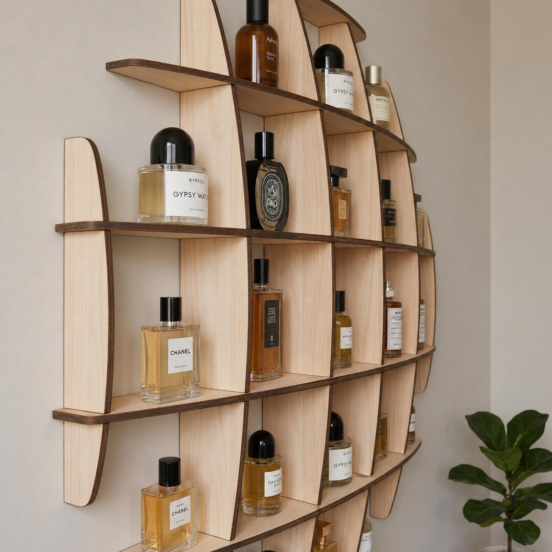 Perfume Shelf, Fragrance Organizer, Cologne Shelf, Floating Shelf ...