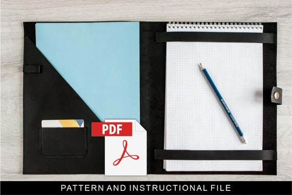 Leather journal pattern,Leather journal template,Leather notebook pattern,Leather notepad pdf,Leather portfolio pattern,Leather pattern pdf