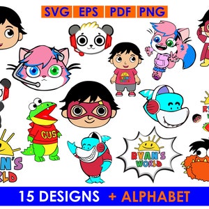 Download Ryan S World Coloring Art Set For Boys And Girls With Stickers 25 Piece Set Toys Hobbies Tv Movie Character Toys
