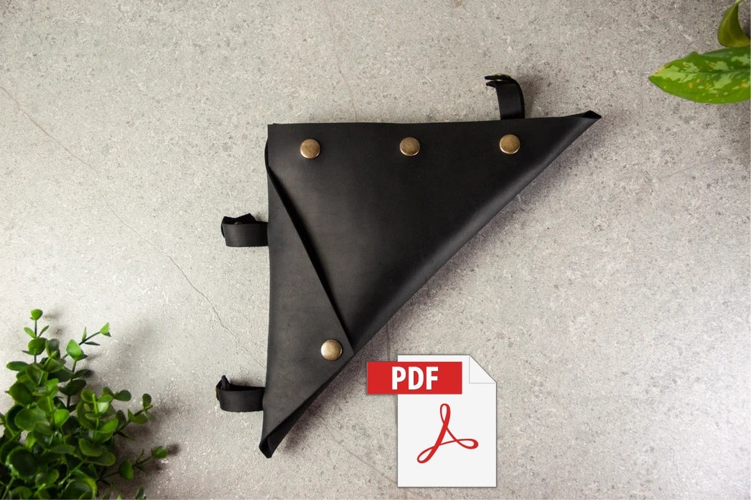 Leather Bicycle Bag Pattern,leather Bike Bag Pattern,bicycle Frame Bag