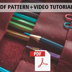 Artist organizer pdf, Artist organizer pattern, Leather artist organizer pattern, Leather artist organizer pdf, Artist roll pattern