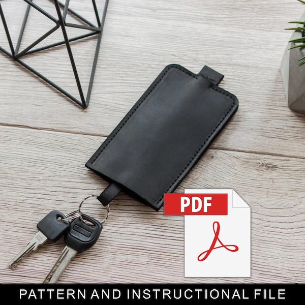 Car key holder pattern,Key case pdf,Keychain leather pattern,Key pouch pdf,Key fob pattern,Key pocket pdf,Car keychain pattern