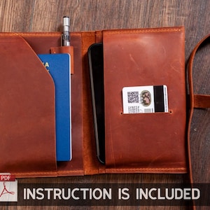 Leather moleskine cover pdf, Moleskine cover pdf,Leather moleskine cover pattern,Leather phone organizer pattern,Leather phone organizer pdf