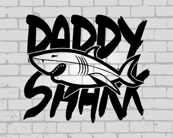 Free Free 341 Daddy Shark Svg Black And White SVG PNG EPS DXF File