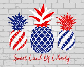 Download Patriotic Pineapple Etsy