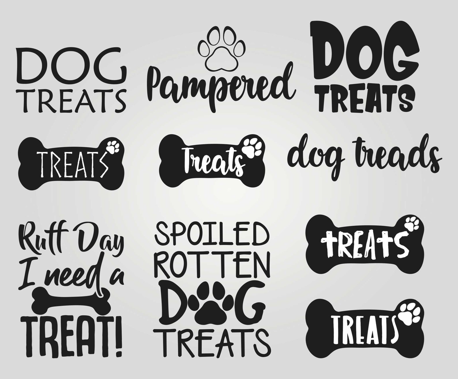Dog SVG Dog Treat Svg Paw Svg Dog Lover Svg Dog Paw Svg Etsy