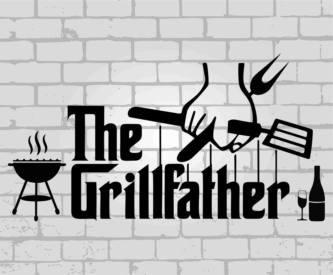 The Grillfather Svg, Grillfather Svg, Dad Svg, Fathers Day Svg, Grill
