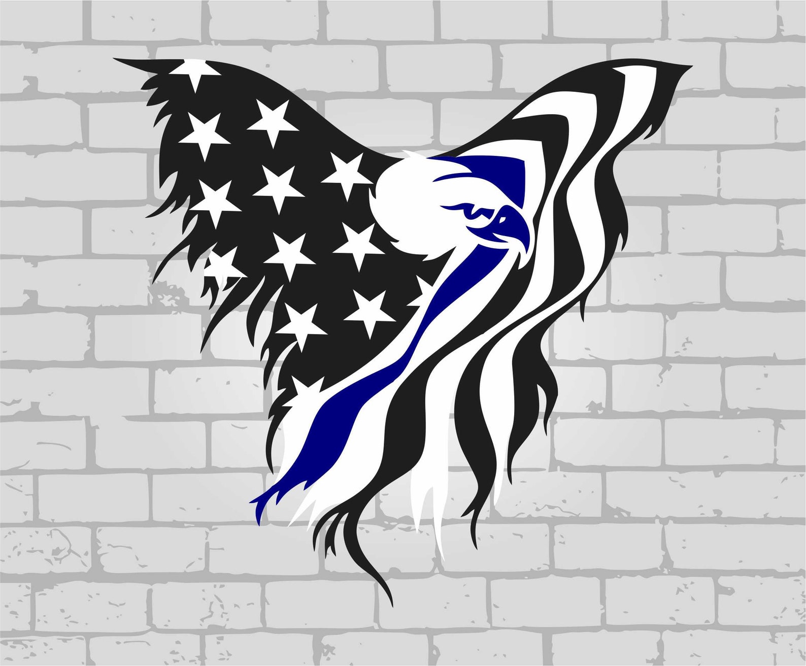 blue line flag blue line flag
