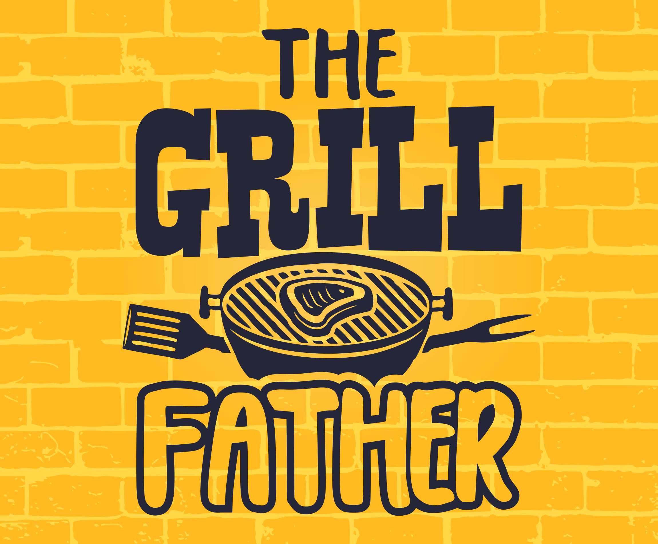 The Grillfather Svg Fathers Day Svg Dad Svg Daddy Svg Dad Etsy
