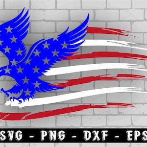 Distressed American Eagle Flag svg, American Eagle Flag SVG, Eagle svg, 4th of July svg, american flag svg, distressed flag svg