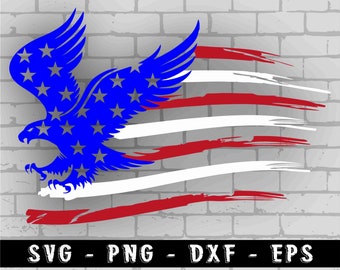 Distressed American Eagle Flag svg, American Eagle Flag SVG, Eagle svg, 4th of July svg, american flag svg, distressed flag svg