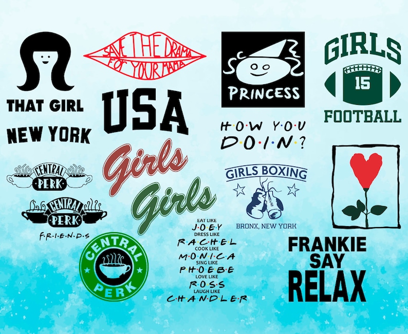 Free Free 269 Friends Tv Show Svg Bundle SVG PNG EPS DXF File