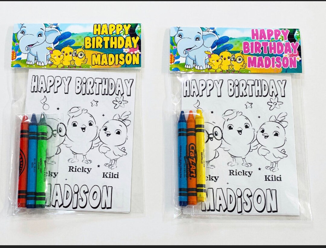 Canticos Coloring Packs, Canticos Party Favors, Canticos Coloring Pages