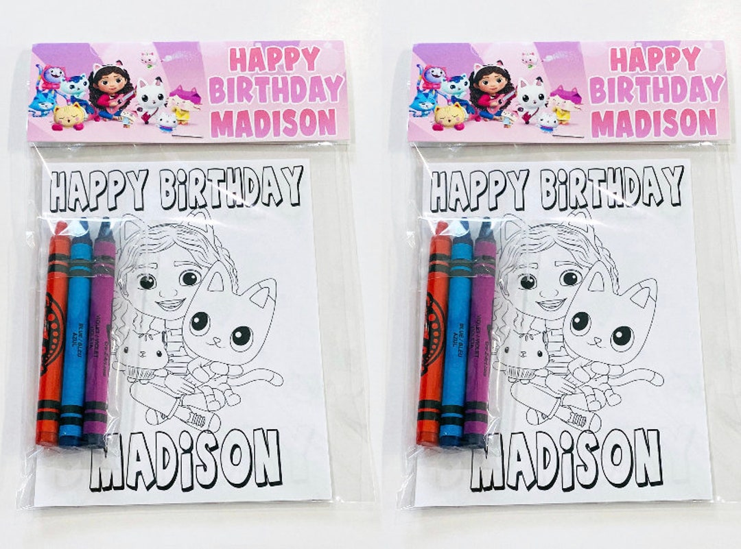 Gabby Dollhouse Coloring Packs, Gabby Dollhouse Party Favors, Gabby Dollhouse Coloring Pages ...