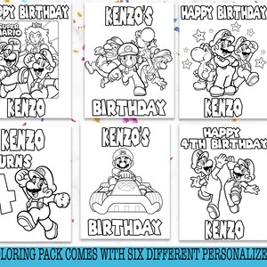 Super Mario Bros Coloring Packs, Super Mario Bros Party Favors, Super Mario Bros Coloring Pages ...