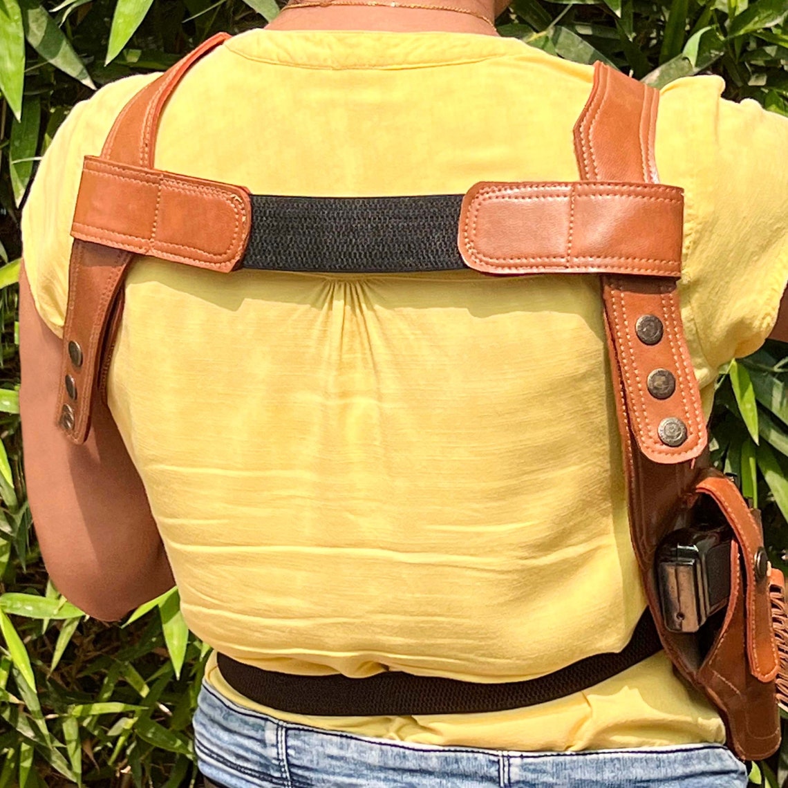 Leather Shoulder Holster & Magazine Pouch Fits Colt Etsy