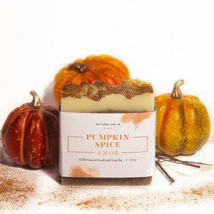 Pumpkin Spice Soap Bar |Organic Handmade Soap| All Natural Soap | Organic Soap | Birthday Gift