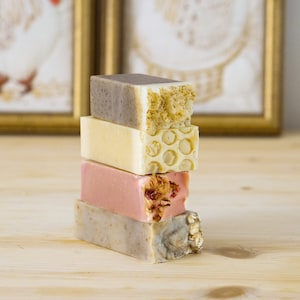 Mini Soap Bar Handmade Soap All Natural Organic Gift for her Bridesmaid Gift Birthday Gift image 4