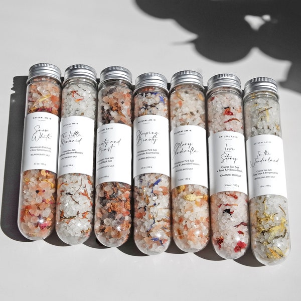 All Natural Bath Salt |Spa Gift for Her| Essential Oils Scented| Gift for her| Bridesmaid Gift| Gift for Women