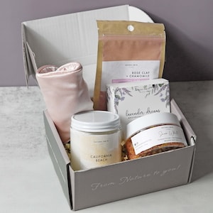 Relaxation Spa Gift Set for her| Thank you Gift Box| Handmade Gift Basket for women