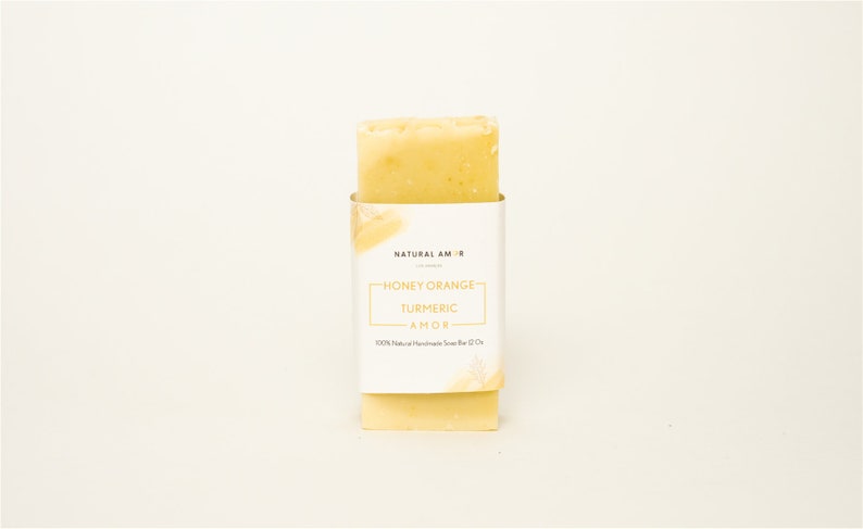 Mini pain de savon Savon artisanal Tout naturel Biologique Cadeau pour elle Cadeau de demoiselle d'honneur Cadeau d'anniversaire Honey Orange